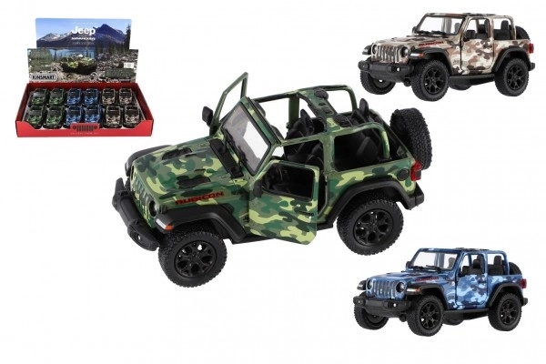 Auto Jeep Wrangler Camo edicija kov/plast 13cm