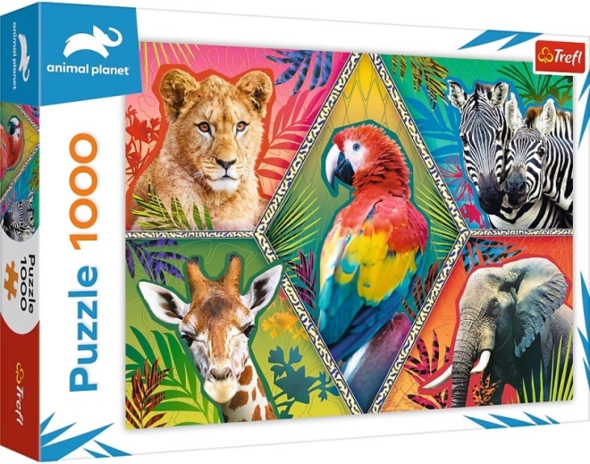 Puzzle od 1000 dijelova egzotične životinje ANIMAL PLANET