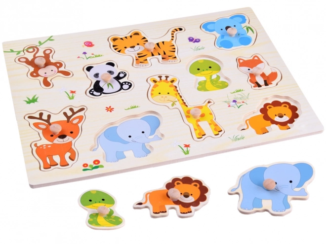 Drvene puzzle životinjice