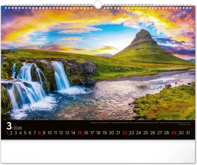 Zidni kalendar Krajine 2026