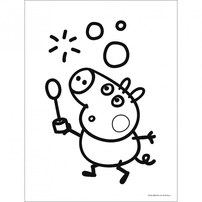Baby MAXI 2x10 dijelova slagalice Veseli dan Peppa, Prase Peppa