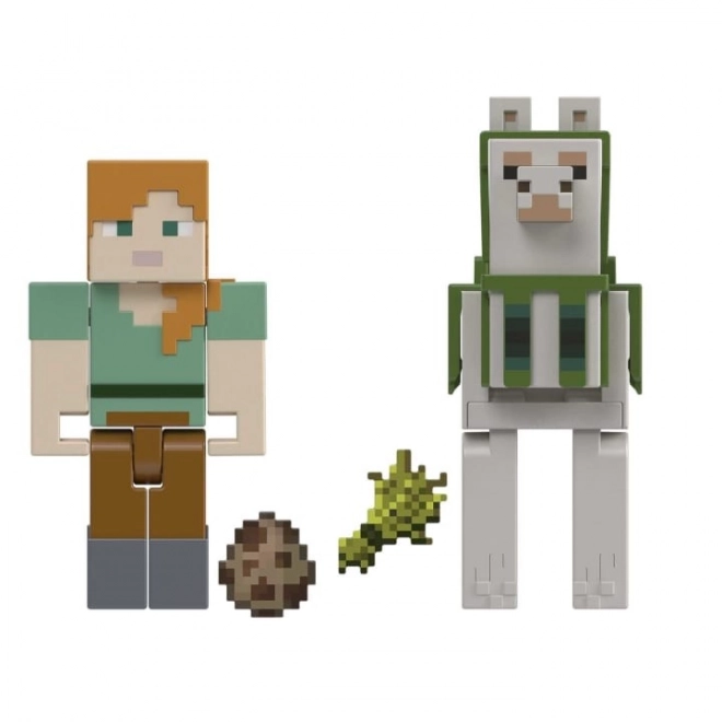 Minecraft figurice Alex i lama