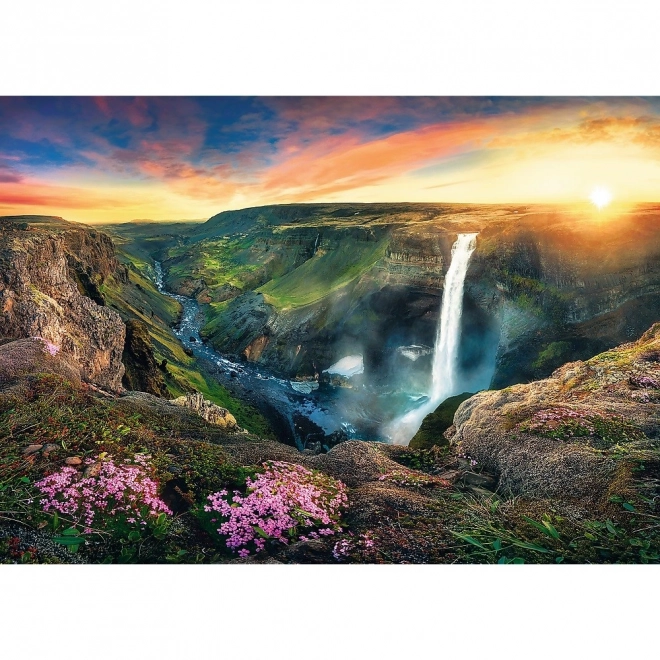Puzzle 2000 komada Vodopad Haifoss, Island