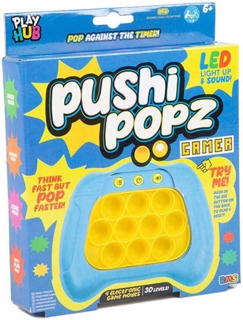 Interaktivna igračka Pushi Popz – pucketajuće mjehuriće POP IT sa zvukovima