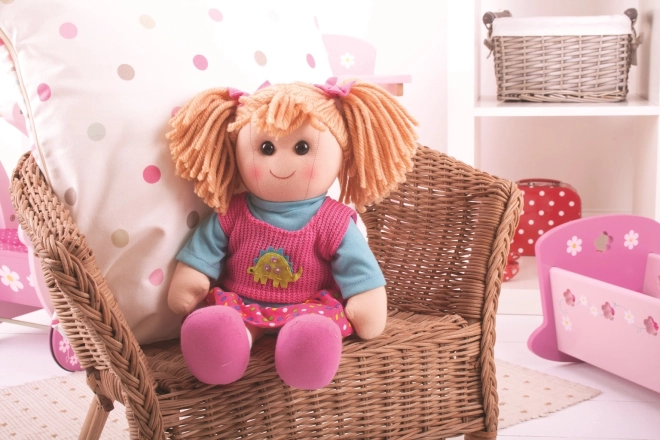 Bigjigs Toys platnena lutka Susie 38 cm