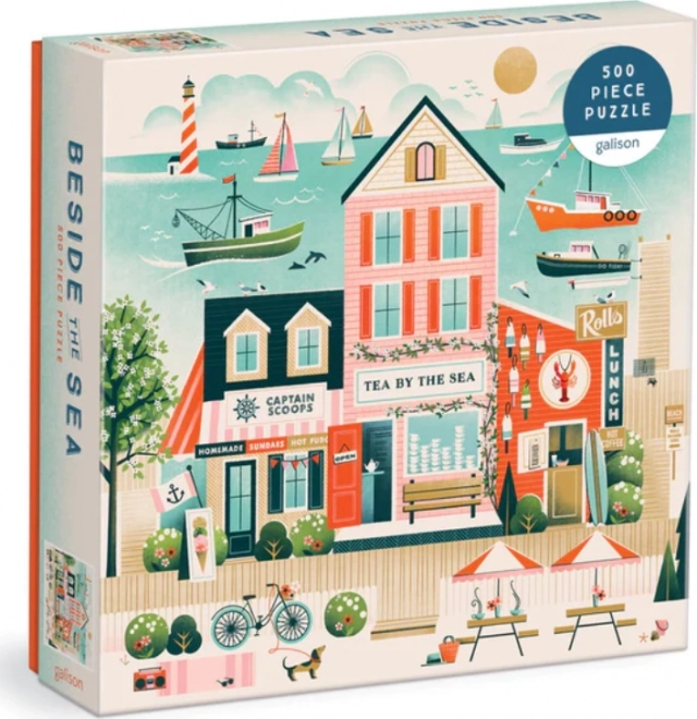 Galison Puzzle Bistro u moru 500 dijelova