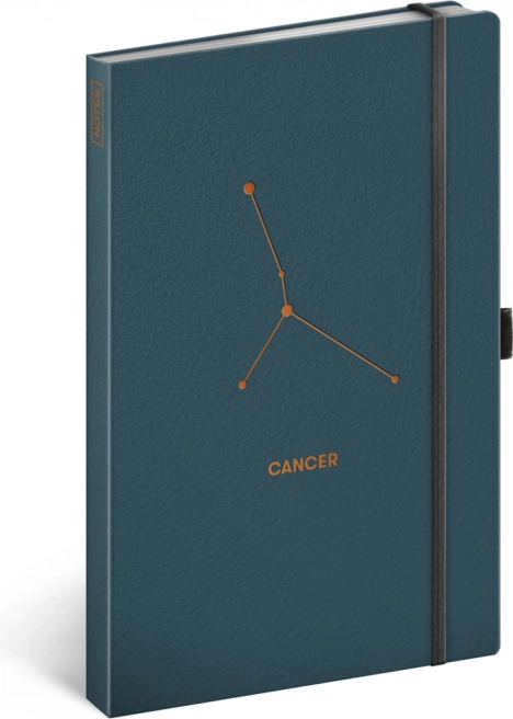 Notes Zodijak Rak, linirani 13 × 21 cm