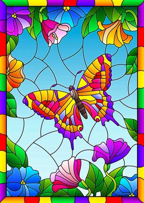 Puzzle kristalni leptir 1000 dijelova