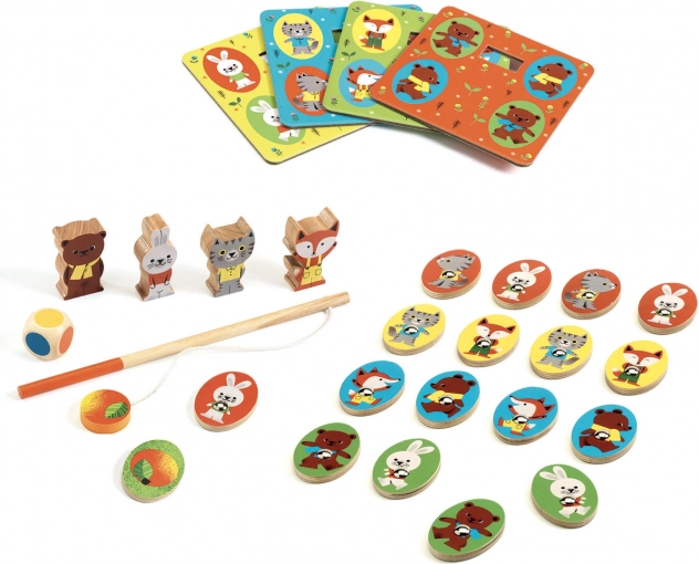 Djeco set 4 igre Ludo Wood