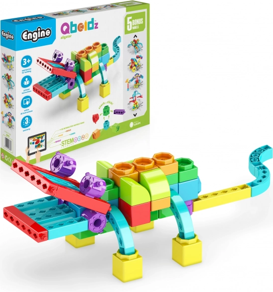 Konstruktorski set Aligator Engino Qboidz za djecu
