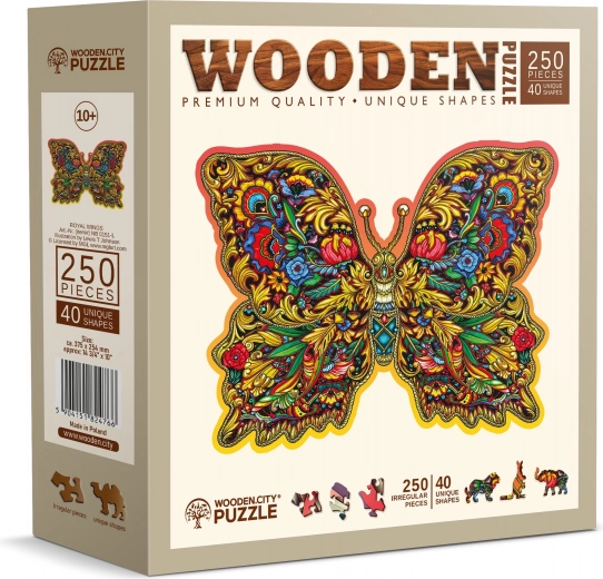 Drvene puzzle WOODEN CITY Kraljevska krila 250 dijelova