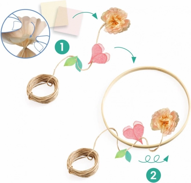 Cvjetni vijenac Dalia za sastavljanje - DIY od Djeca