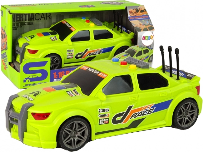 Sportski trkaći automobil 1:16 zeleni sa zvukom