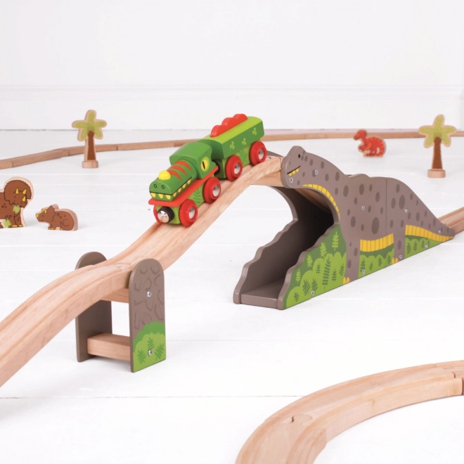 Bigjigs Rail Dinosaurov most