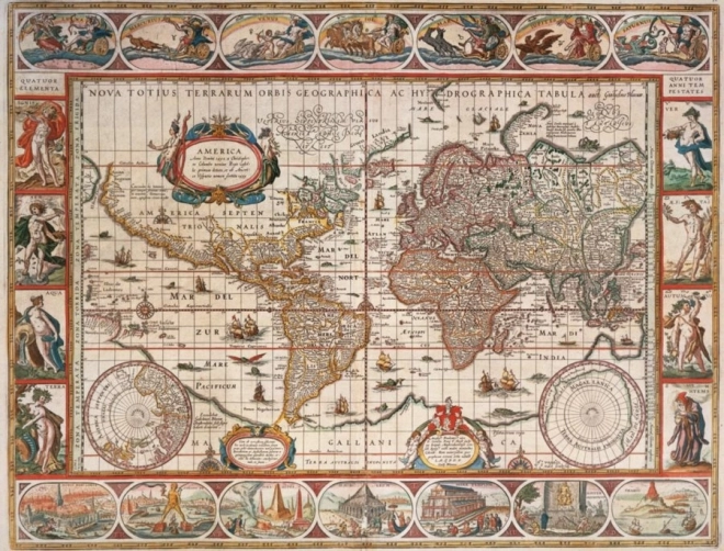 Ravensburger puzzle Karta svijeta 1650 – 2000 dijelova