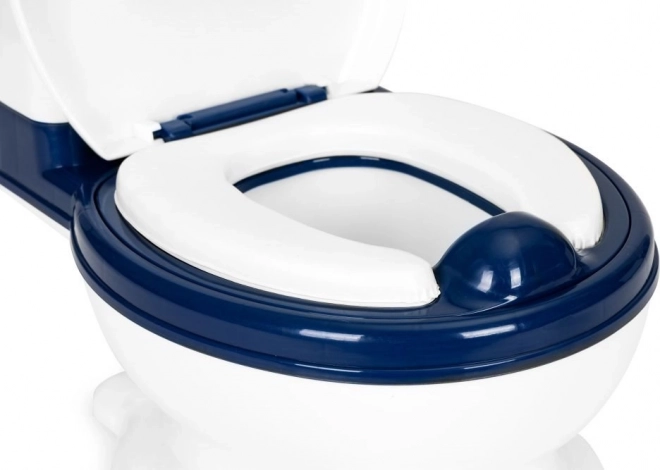 ECOTOYS Noćnik - Dječji WC - bijela,plava