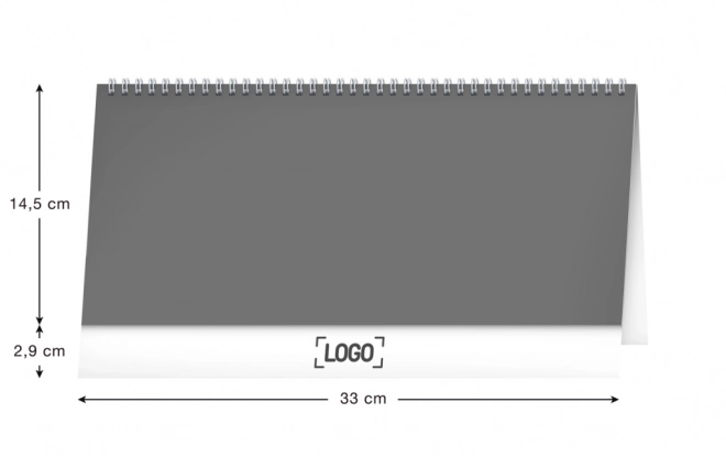 NOTIQUE Stolni kalendar Krajina 2025 – 14-dnevni, 33 x 14,5 cm