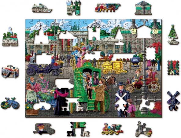 Drvene dvostrane puzzle Pariški trg u Berlinu, 200 dijelova