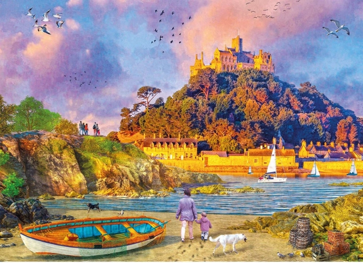 Puzzle Mont Saint-Michel 1000 dijelova