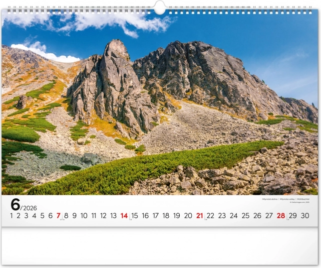Zidni kalendar Magične Tatre 2026