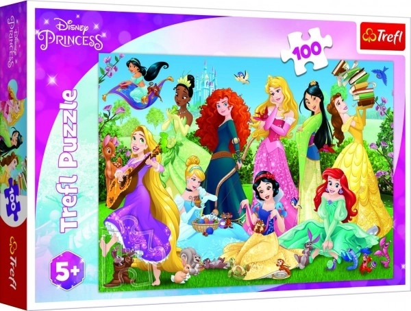 Puzzle Šarmantne princeze/Disney 100 dijelova 41x27,5cm u kutiji 29x19x4cm