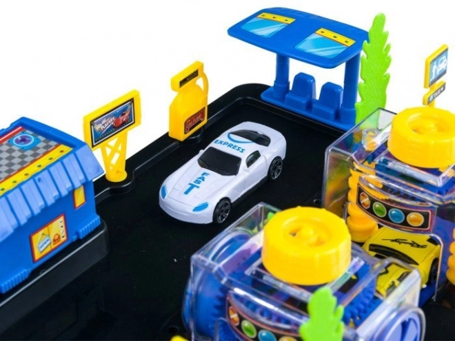 Perionica automobila i benzinska postaja za aute