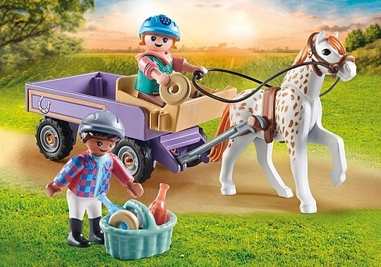 Set figurica Konji 71496 Kočija s ponijima