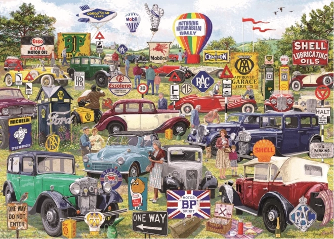 Gibsons Puzzle Motoring Memorabilia Rally 1000 komada