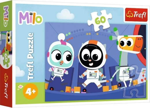 Puzzle od 60 dijelova – vrijeme je upoznati MILO: mačić MILO