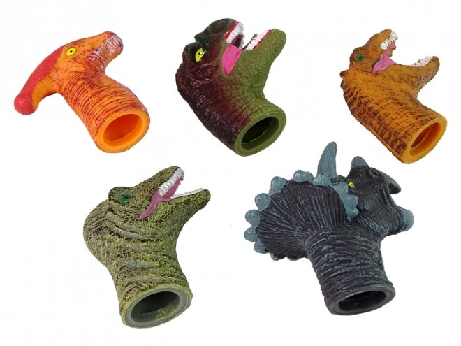 Šarene lutke za prste Dinosauri, set 5 kom