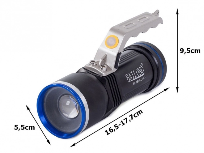 Vojna LED svjetiljka s Cree XM-L3-U3 Zoom od Bailonga