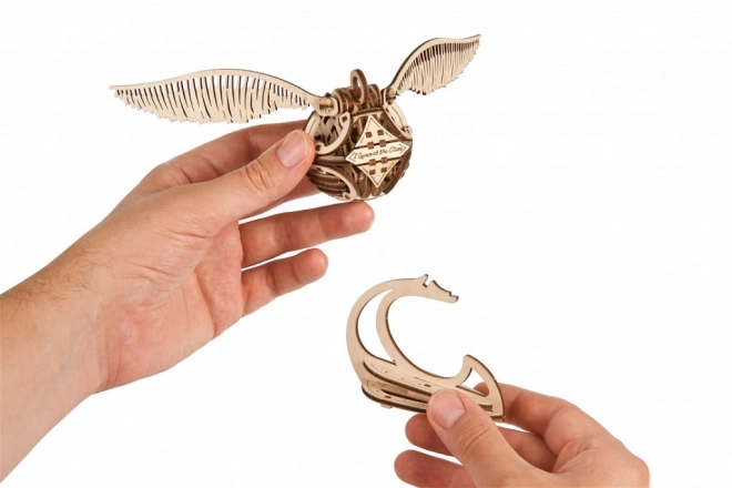 Ugears 3D drvene mehaničke slagalice Zlatna Zvrčka, Harry Potter