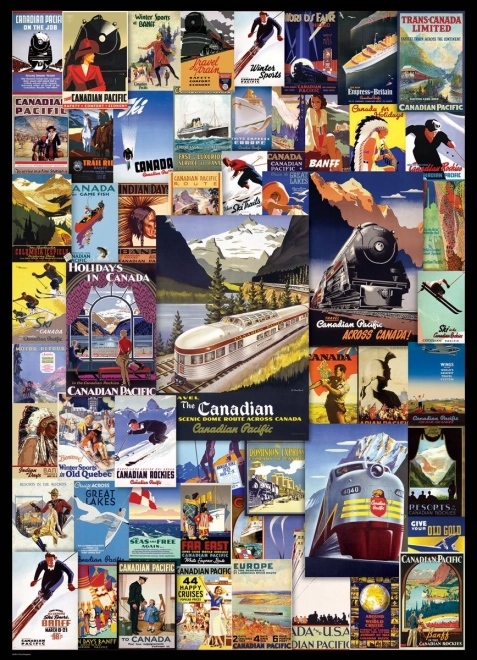 Puzzle Željezničke avanture 1000 dijelova