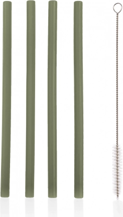 Silikonske slamke 4 kom, Forest Green