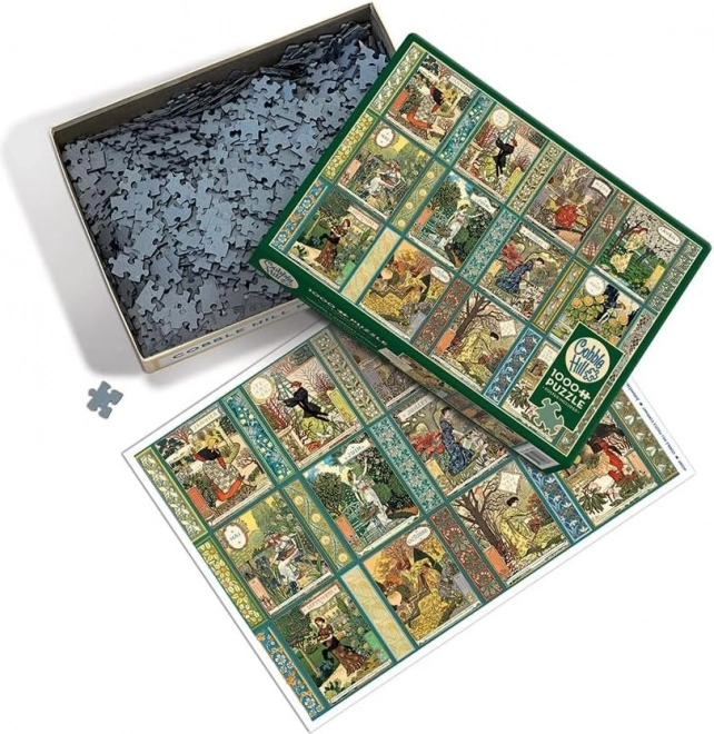 COBBLE HILL Puzzle Jardiniere: Vrtni kalendar 1000 dijelova