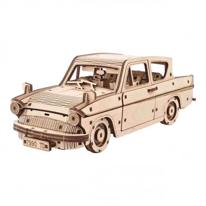 Ugears 3D drvene mehaničke puzzle Harry Potter Leteći Ford Anglia