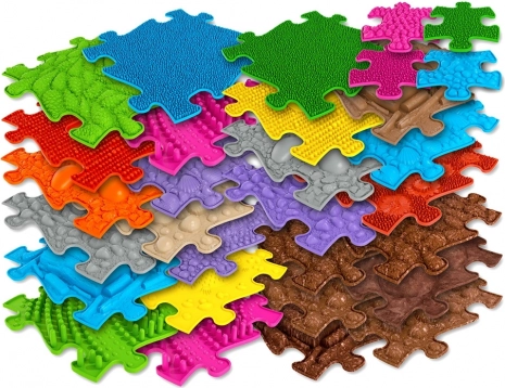 Woopie ortopedska senzomotorička podloga Royal Puzzle, 26 dijelova + 4 mala