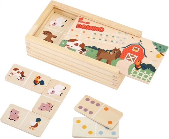 domino farma 2kids toys – obostrano drveno domino za djecu