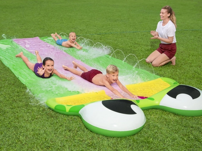 Bestway trostruka vodena tobogan H2O GO! 488 cm žaba