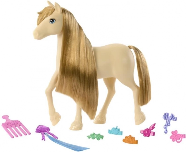 Barbie Tajne: konj Tornado s dugom grivom za stiliziranje