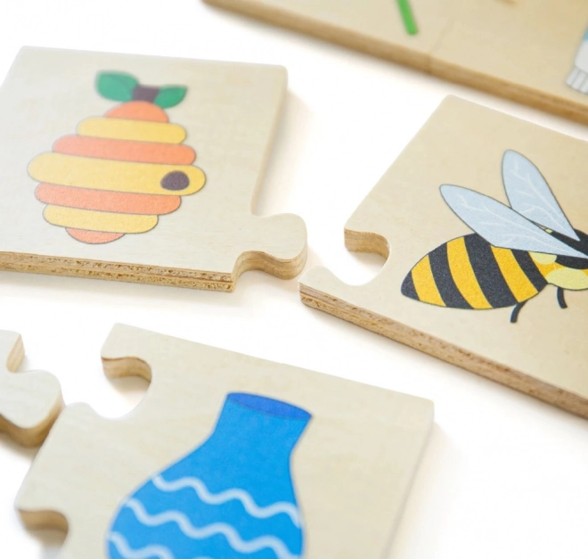 Bigjigs Toys Didaktičke puzzle Što se s čim slaže