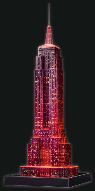 RAVENSBURGER Svjetleća 3D slagalica Noćna edicija Empire State Building 216 dijelova