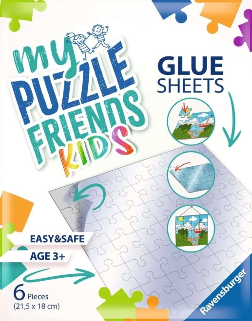Samoljepljive folije za puzzle 500 dijelova RAVENSBURGER My Puzzle Friends Kids