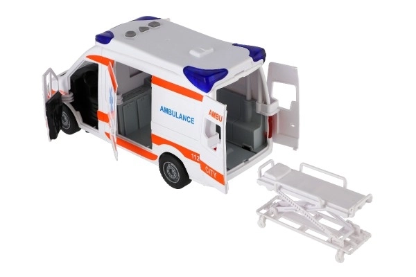 Dječja ambulantna kola s nosilom i svjetlosnim signalima