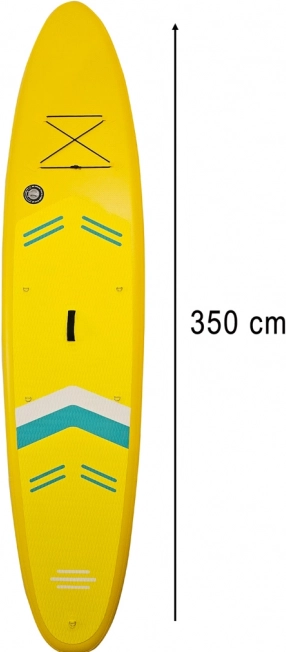 Žuti napuhujući SUP daska za veslanje 350 cm sa sjedalom i priborom