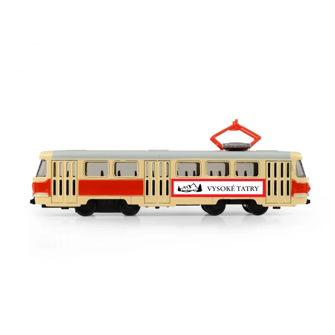 Metalni retro tramvaj 16 cm VISOKE TATRE