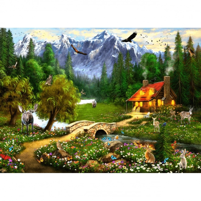 Puzzle Brain Tree - Planinska Koliba 1000 Djelova
