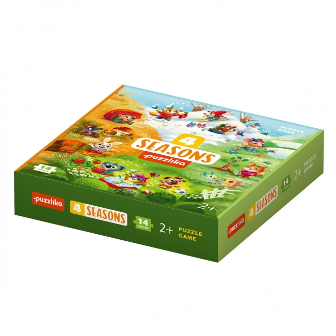 Puzzlika Četiri godišnja doba dječja edukativna puzzle