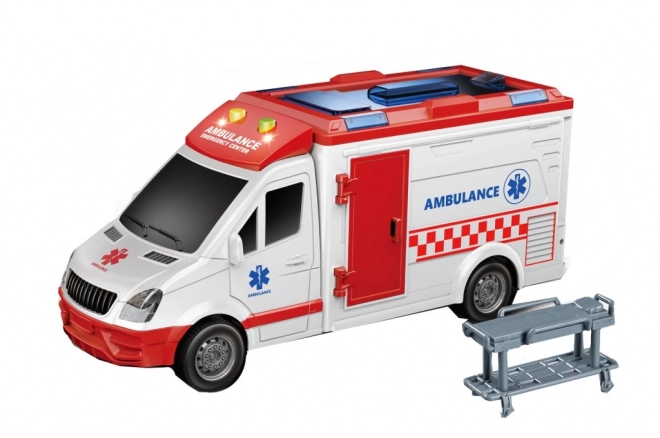 Vozilo hitne pomoći 1:16 s realističnim efektima