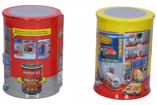 Autoservis s 1 automobilom 21,5x12x14,3 cm